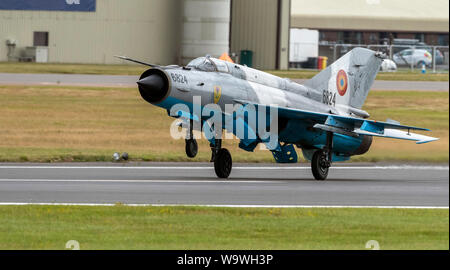 Mig 21 Lancer C im Royal International Air Tattoo 2019 Stockfoto