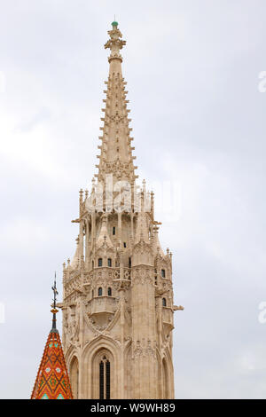 Matthias Kirche, Budapest, Ungarn (Mátyás-templom) Stockfoto