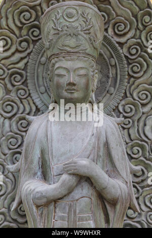 Shoshazan Engyo-ji Tempel auf dem Berg Shosha. Stockfoto