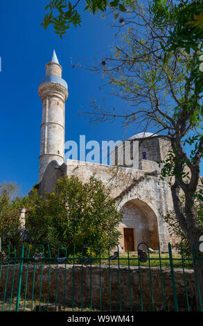 Die Große Moschee (Cami Kebir) in Limassol, Zypern. Stockfoto