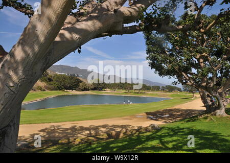 Alumni Park, auf dem Gelände der Pepperdine University in Malibu Kalifornien Stockfoto