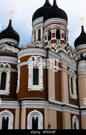 Alexander-Newski-Kathedrale in der Altstadt von Tallinn, Estland Stockfoto