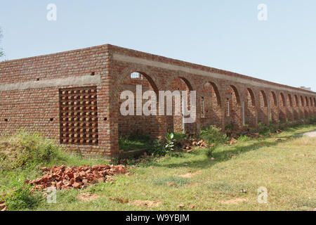 Unter Konstruktion-Landhaus Stockfoto