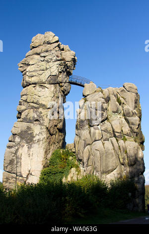 Deutschland, Nordrhein-Westfalen, Teutoburger Wald, Externsteine, 30019370 *** Local Caption *** Stockfoto