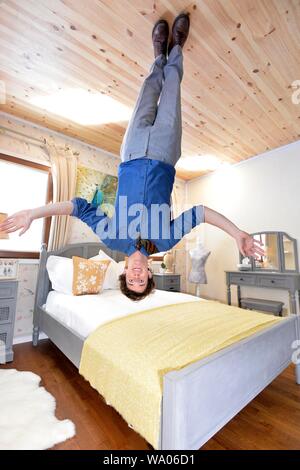Nach oben Haus auf Brighton Seafront. Bild: Terry Applin Stockfoto
