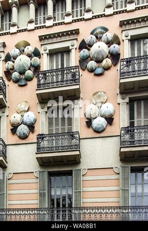 Barcelona, Casa Bruno Cuadros, Katalonien, La Rambla, Ramblas, Spanien, dem Dach Haus, Lüfter, 30057205 *** Local Caption *** Stockfoto