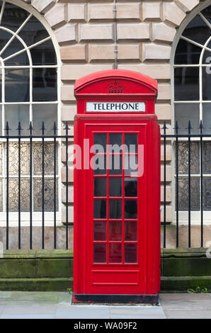 Traditionelles rotes Britische Telefonzelle Stockfoto