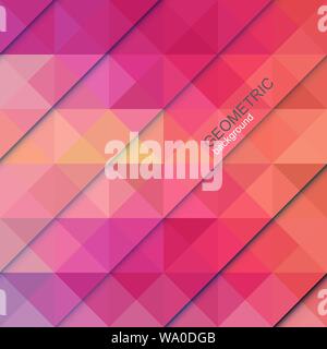 Bunte geometrische Hintergrund Stock Vektor