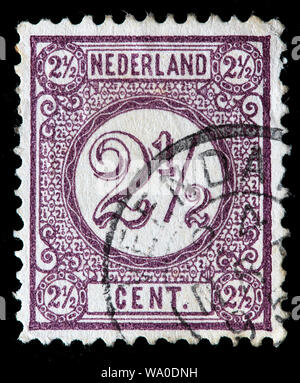 Portomarken, Briefmarke, Niederlande Stockfoto