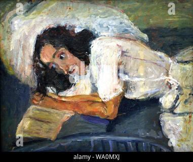La Liseuse - der Leser 1940 durch Chaim Soutine 1893-1943 Französisch Frankreich Litauen geboren Stockfoto