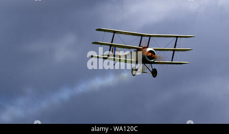 Der Sopwith Dreidecker war eine britische Einzelsitz Jagdflugzeug entworfen und von der Sopwith Aviation Company während des Ersten Weltkrieges hergestellt. Stockfoto