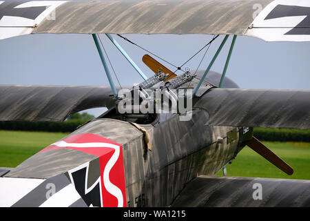 Die Fokker Dr. I (Nachbau) oft einfach als die Fokker Dreidecker bekannt, war ein Weltkrieg Kampfflugzeuge gebaut von fokker-flugzeugwerke. Stockfoto