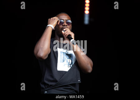 Lemzi durchführen bei Walthamstow Garden Party im August 2019 Stockfoto