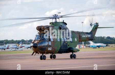 Armee de Terre, PUMA S 330 B bei der Royal International Air Tattoo 2019 Stockfoto