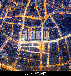 Antenne chongqing Metro City Bau Stockfoto