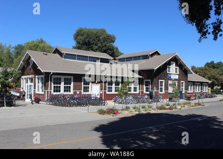 Bike Scheune, UC Davis, Davis, Kalifornien Stockfoto