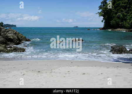 Manuel Antonio, Manuel Antonio National Park, Costa Rica Strand Stockfoto