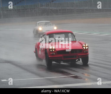 Simon Drabble, Alexander Drabble, Reliant Sabre 6, Royal Automobile Club Tourist Trophy, für historische Autos, Pre 63 GT, Silverstone Classic, Silverst Stockfoto