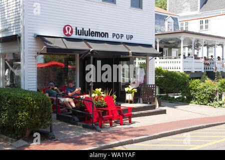 Lululemon Pop-up-Store Stockfoto