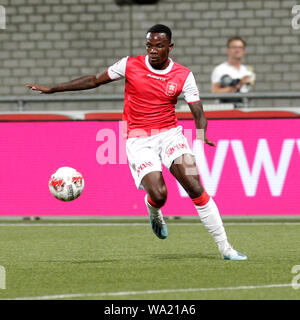 Maastricht, Niederlande. 16 Aug, 2019. MAASTRICHT - Fußball, 16-08-2019, Stadion De Geusselt", MVV Maastricht-De Graafschap, Niederländisch Keuken Kampioen divisie, Saison 2019/2020, Endergebnis: 0-3, MVV Maastricht player Gavin Vlijter. Credit: Pro Schüsse/Alamy leben Nachrichten Stockfoto