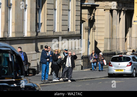 Edinburgh die Hauptstadt Schottlands eine beliebte Stadt Edinburgh hat viele Orte von Interesse für die Touristen zu sehen Stockfoto