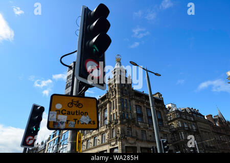 Edinburgh die Hauptstadt Schottlands eine beliebte Stadt Edinburgh hat viele Orte von Interesse für die Touristen zu sehen Stockfoto