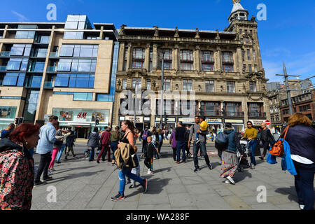 Edinburgh die Hauptstadt Schottlands eine beliebte Stadt Edinburgh hat viele Orte von Interesse für die Touristen zu sehen Stockfoto