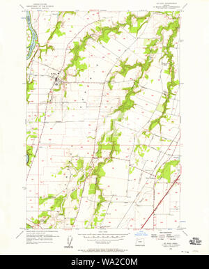 USGS Topo Karte Oregon St Paul 281612 1956 24000 Wiederherstellung Stockfoto