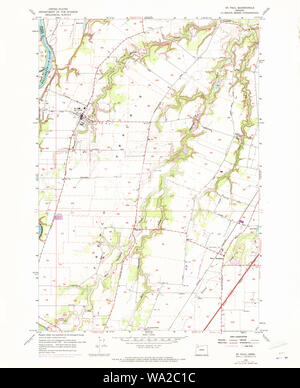 USGS Topo Karte Oregon St Paul 281614 1956 24000 Wiederherstellung Stockfoto