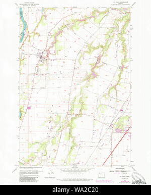 USGS Topo Karte Oregon St Paul 281615 1956 24000 Wiederherstellung Stockfoto