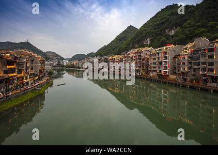 Stadt der antiken Stadt qiandongnan von Guizhou, China Stockfoto