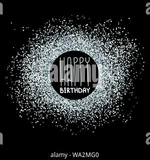 Alles Gute zum Geburtstag Greeting Card. Geburtstag Postkarte. Herzlichen Glückwunsch Banner. Partei Vintage Style Hintergrund Kunst dekorative Tapete in lovel Stock Vektor