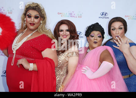 Hollywood, Ca. 16 Aug, 2019. Gäste, an Gay Men's Chorus von Los Angeles 40th Jahrestag Gala Konzert' an der Walt Disney Concert Hall in Los Angeles, Kalifornien am August 16, 2019. Credit: Faye Sadou/Medien Punch/Alamy leben Nachrichten Stockfoto