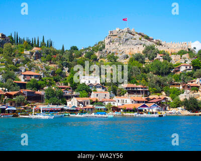 Kekova, Turkey-April 26, 2016: Kekova und Demre an der Südküste der Türkei Stockfoto