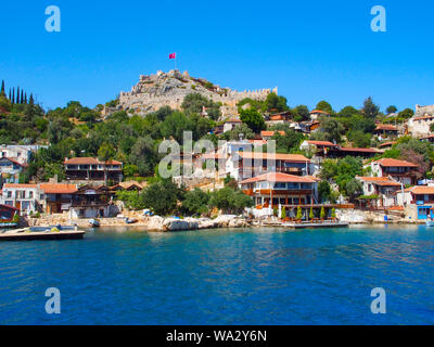 Kekova, Turkey-April 26, 2016: Kekova und Demre an der Südküste der Türkei Stockfoto