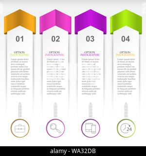 Das Layout für die infografik Stock Vektor