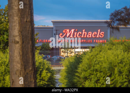 NEW HARTFORD, NEW YORK - 16.August 2019: Stockfoto