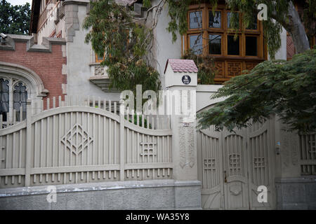 Barranco, reichen Nachbarschaft, Villen, Meer, Strand, Sommer, Villen, Parks, Restaurants, Lima, Peru, Südamerika Stockfoto