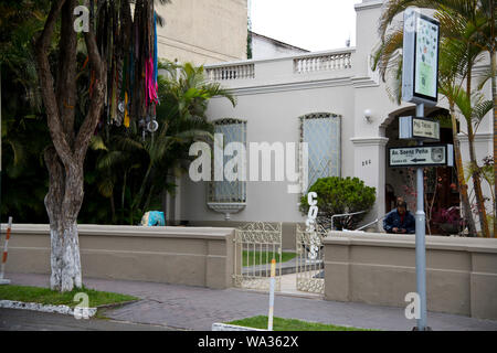 Barranco, reichen Nachbarschaft, Villen, Meer, Strand, Sommer, Villen, Parks, Restaurants, Lima, Peru, Südamerika Stockfoto