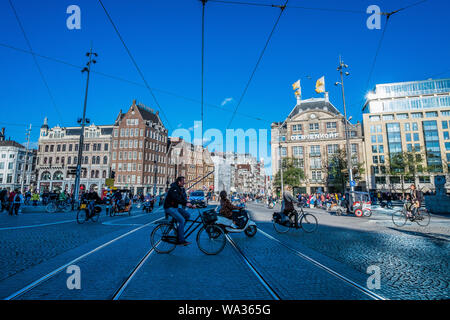 Amsterdam in den Niederlanden Stockfoto