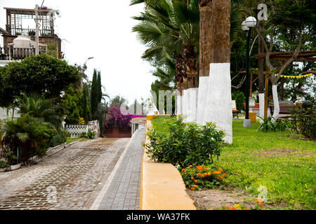 Barranco, reichen Nachbarschaft, Villen, Meer, Strand, Sommer, Villen, Parks, Restaurants, Lima, Peru, Südamerika Stockfoto