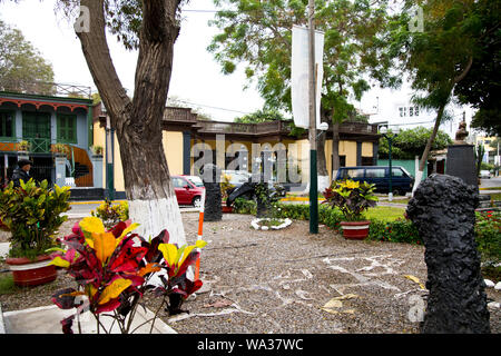 Barranco, reichen Nachbarschaft, Villen, Meer, Strand, Sommer, Villen, Parks, Restaurants, Lima, Peru, Südamerika Stockfoto