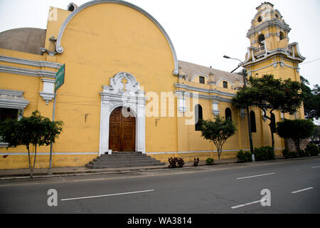 Barranco, reichen Nachbarschaft, Villen, Meer, Strand, Sommer, Villen, Parks, Restaurants, Lima, Peru, Südamerika Stockfoto