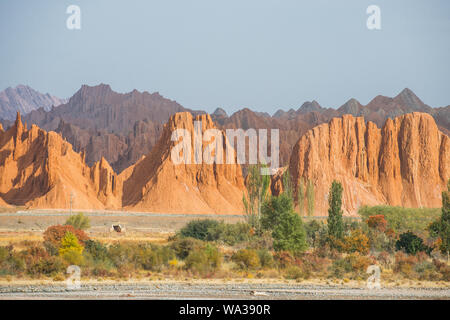 Kuqa tianshan Geheimnis Grand Canyon Stockfoto