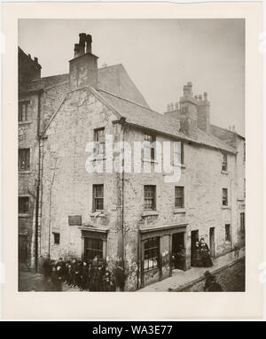 Geburtsort von Allan Pinkerton, Muirhead Street und Ruglen Darlehen, Gorbals, Glasgow, Schottland Stockfoto