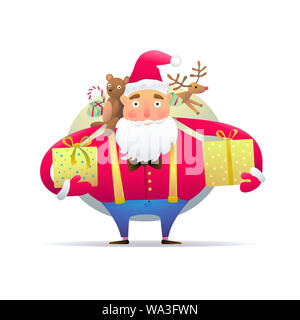 Charakter-Weihnachtsmann Stockfoto