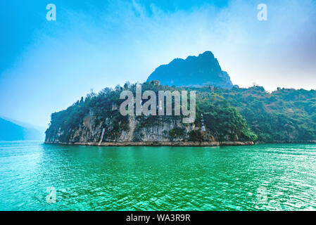 Hubei Yangtze Drei Schluchten Landschaft Stockfoto