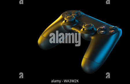 Videospiel Controller 3D-Rendering Stockfoto