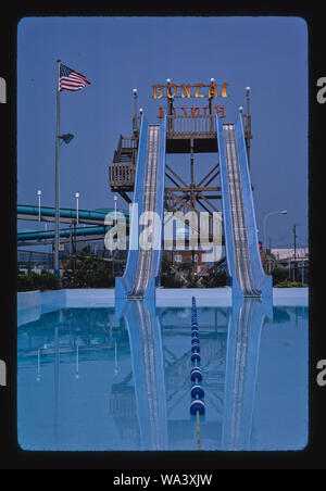 Bonzai Wasserrutsche, Seaside Heights, New Jersey Stockfoto