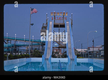 Bonzai Wasserrutsche, Seaside Heights, New Jersey Stockfoto